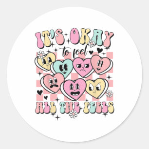 Sticker Rond Ok Pour Sentir Tous Les Sentiments Scolaire Consei