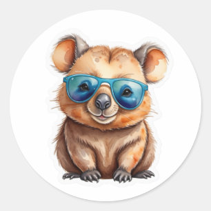 Sticker Rond Olive * Été