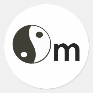 Sticker Rond Om