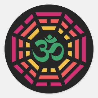 Sticker Rond Om Dharma