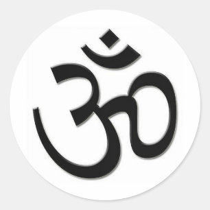 STICKER ROND OM SHANTI