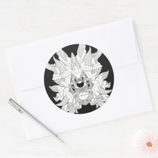 Sticker Rond Ombriani