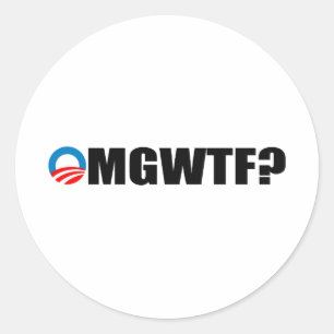 STICKER ROND OMGWTF