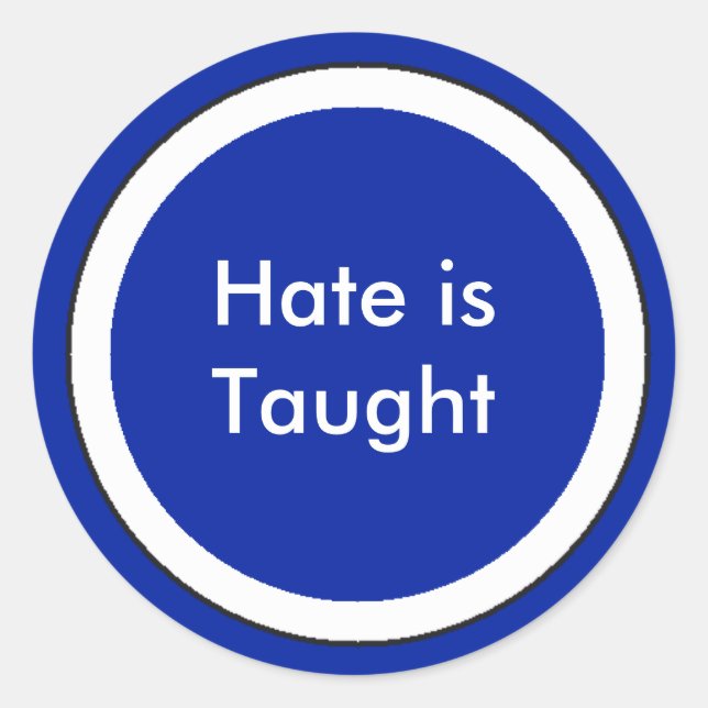 Sticker Rond ! On apprend à haïr l'UC (Devant)