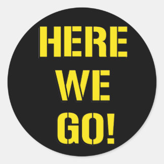 Sticker Rond On y va