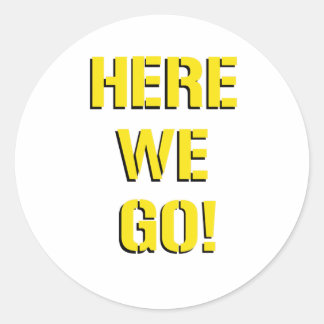 Sticker Rond On y va
