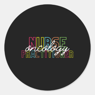 Sticker Rond Oncologie Infirmière Praticien Diplôme Nouvelle In
