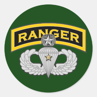 Sticker Rond Onglet Ranger & Master Jump Wings - Combat