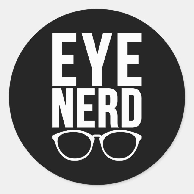 Sticker Rond Opticiens Opticiens Opticiens Opticiens Opticiens  (Devant)