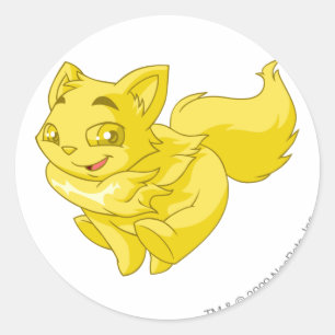 Sticker Rond Or de Wocky