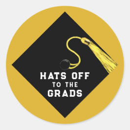 Sticker Rond Or du diplôme