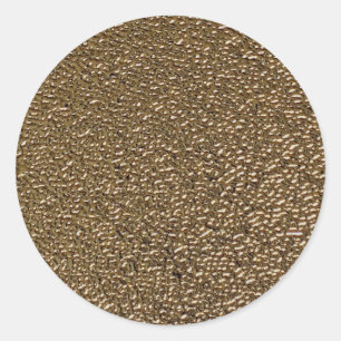 Sticker Rond Or Embossé unique