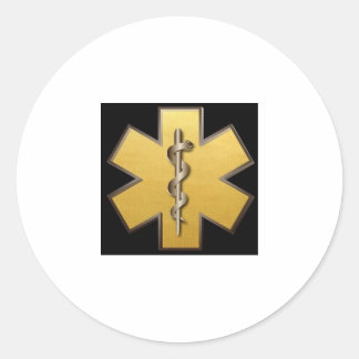 Sticker Rond or et argent