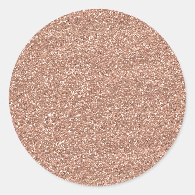 Sticker Rond Or rose (Devant)