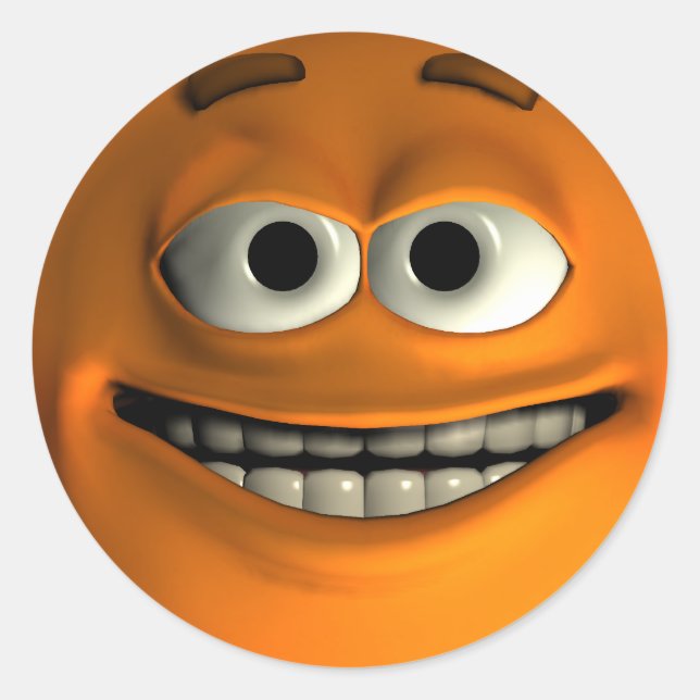 Sticker Rond Orange (Devant)