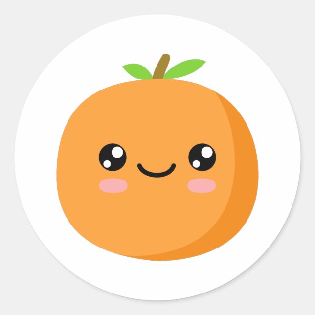 Sticker Rond Orange (Devant)