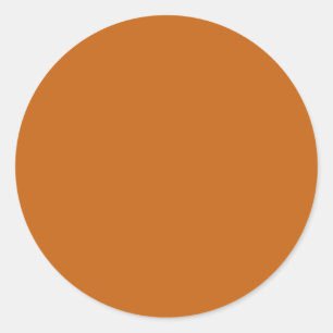 Sticker Rond orange alliée (couleur solide)