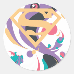 Sticker Rond Orange couleur