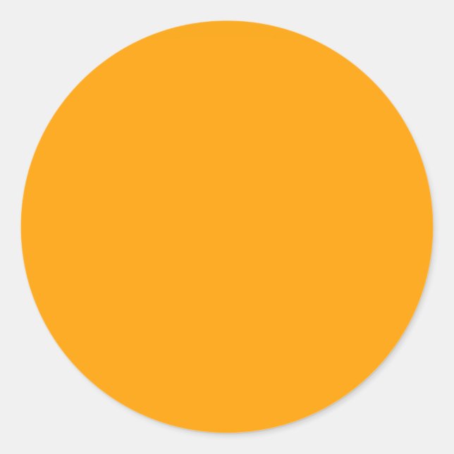 Sticker Rond Orange Peel couleur solide (Devant)