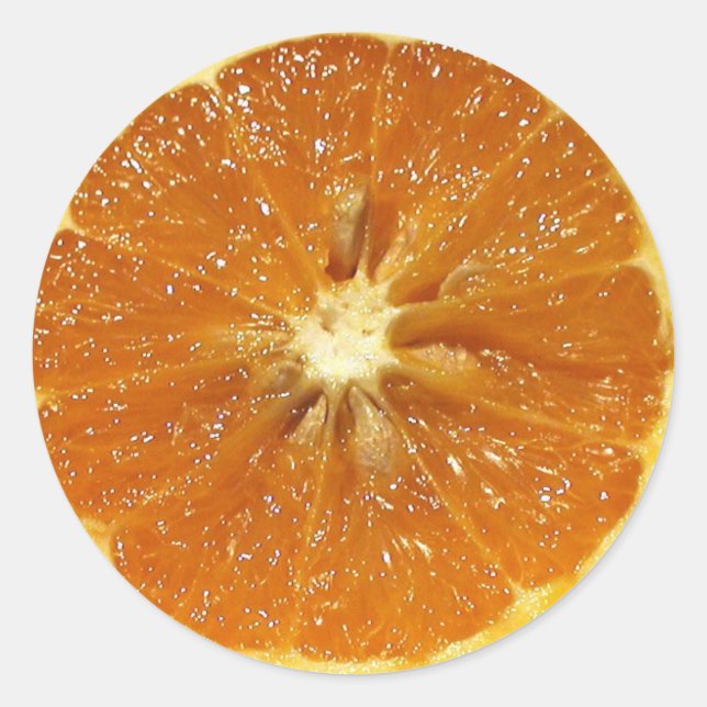 STICKER ROND ORANGE SLICE (Devant)