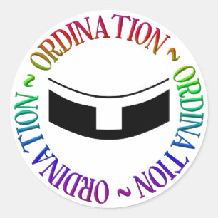 Sticker Rond Ordination - Ordre sacré