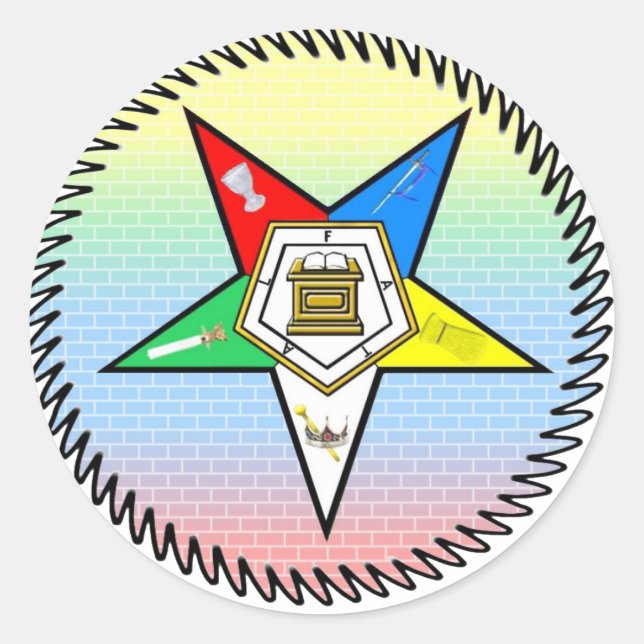 Sticker Rond ordre de l'étoile orientale (Devant)