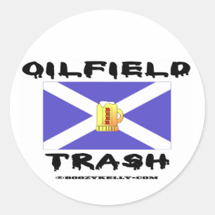 Sticker Rond Orfèvrerie, Ecosse, Autocollant, Huile,
