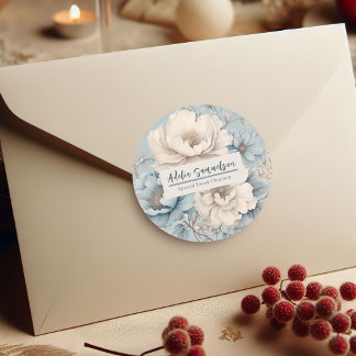 Sticker Rond Organisateur d'événements de conception florale En