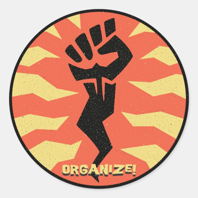 Sticker Rond Organiser (Devant)