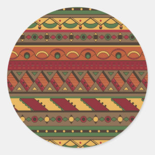 Sticker Rond Origine ethnique