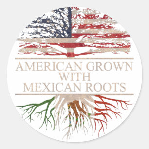 Sticker Rond Origine mexicaine