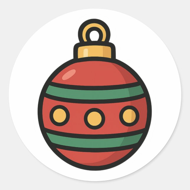 Sticker Rond Ornament  (Devant)