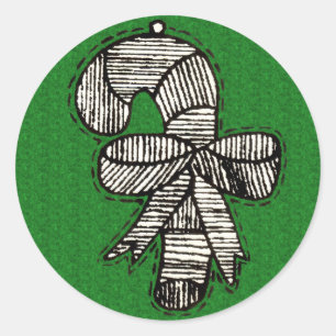 Sticker Rond Ornements vintages