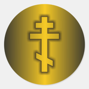 Sticker Rond Orthodoxe russe
