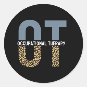 Sticker Rond OT Thérapie d'occupation OT Cadeaux étudiants