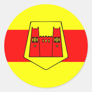 Sticker Rond Ouarzazate, Maroc