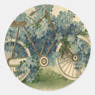 Sticker Rond Oublie-moi pas le vélo Anniversaire