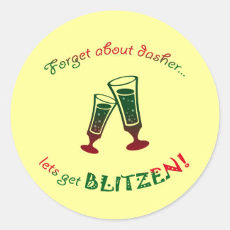 Sticker Rond oublier dasher