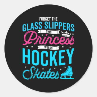 Sticker Rond Oubliez Les Chaussures En Verre Cette Princesse Po