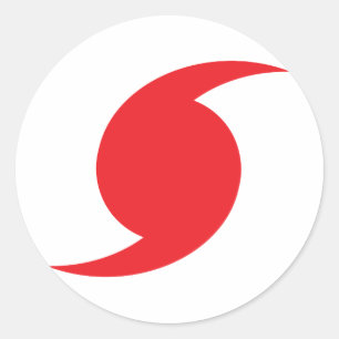Sticker Rond Ouragan