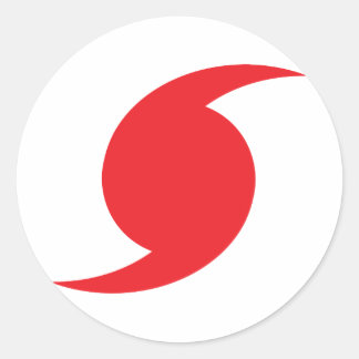 Sticker Rond Ouragan