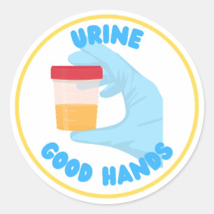 Sticker Rond Ourine bonnes mains