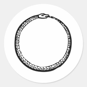 Sticker Rond Ouroboros