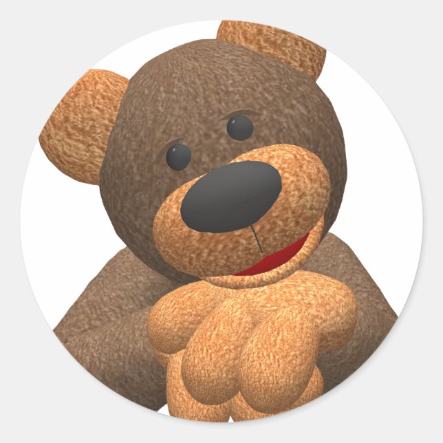 Sticker Rond Ours Dinky (Devant)