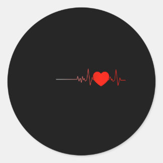 Sticker Rond Ouvrir La Chirurgie Pour L'Attaque Survivant