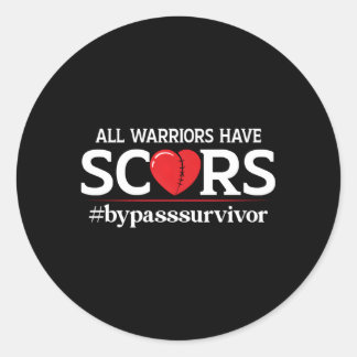 Sticker Rond Ouvrir La Chirurgie Survivor Bypass Guerrier ont d