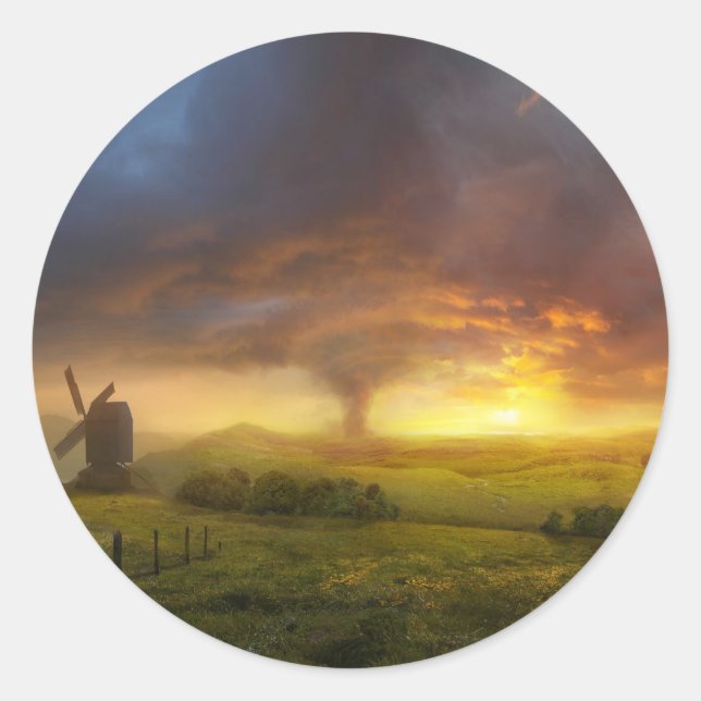 Sticker Rond Oz infini (Devant)