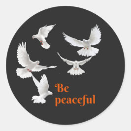 Sticker Rond Pacifique