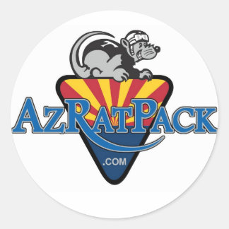 Sticker Rond Pack RAT AZ