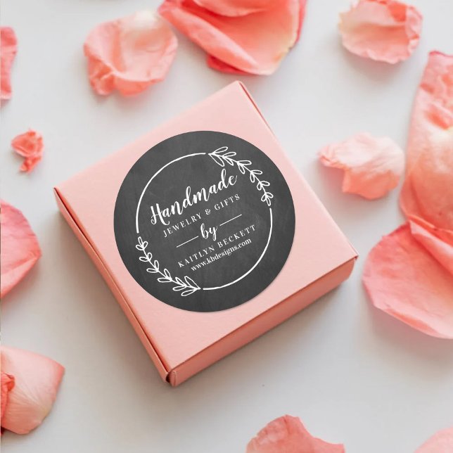 Sticker Rond Packaging pour les supports d'entreprise de petite (Créateur téléchargé)